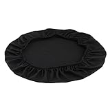 LOVIVER Stuhlhusse Stretch Stuhlüberzug Stuhlbezug Hussen Ø 35-50cm Sitzbezug für Bürostuhl Hotelstuhl Barhocker Stuhl Hocker - Schw