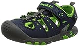 KangaROOS Jungen K-Trek Sandale, dk navy/lime, 31 EU