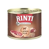 Rinti Dose Singlefleisch Lamm Pur 185g (Menge: 12 je Bestelleinheit)