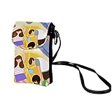 Umhängetasche, Brieftasche Satchel Lederknöpfe Brusttasche Crossbody Travel Rucksack Sling Bag Reise Wandern für Männer Damen Sommerfamilie S