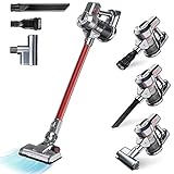 Thehomeuse Akku Staubsauger, 23Kpa Staubsauger Kabellos Akku Staubsauger Kabellos, 4in1 Kabelloser Staubsauger Akku Beutellos, LED-Lichter Akkustaubsauger Akkusauger Staubsauger B