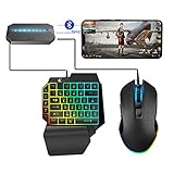 BATTLASECOCK-Konverter Bluetooth 5.0 Gamepad PUBG Mobile Android PUBG Controller Mobile Controller Gaming mit Tastaturmaus für PC/Laptop/Switch / PS4