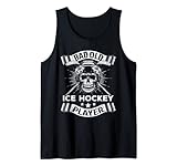 Herren Eishockey Skull I Bad Old Ice Hockey Player Tank Top