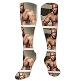 Baseball Unisex Kompressionssocken Kniestrümpfe Lange Schlauchstrümpfe, schwarz, Einheitsgröß