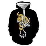 XDJSD Herren Pullover Herren Hoodie Große Jacke Paar Pullover Hoodie Pullover Tiger Print Pullover Pullover Pullover Herren und Damen Top