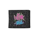 Blink 182 Brieftasche Classic Band Logo Nue offiziell Schwarz B