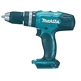 Makita Lithium-Ionen-Combi Drill, nur Gehäuse, DHP453Z, 1 W, 18 V, Blau, Silber, 7.9 x 23.2 x 22.7