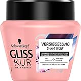 Gliss Kur Anti-Spliss Wunder 2-in-1 Versiegelungs-Kur, 1er Pack (1 x 300 ml)