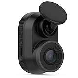 Garmin DashCam Mini – ultrakompakte Dashcam (3,1x5,9x2,9 cm) mit HD-Aufnahmen in 1440p mit 140° Bildwinkel; praktische Mini-Klebehalterung für den Innenraum, automatische Speicherung von U