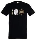 Urban Backwoods 180 Darts Herren T-Shirt Schwarz Größe L