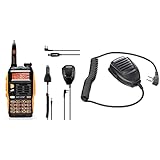 BAOFENG GT-3TP GT-3 TP Dualband VHF/UHF Handfunkgerät Sprechfunkgerät Amateurfunk LCD Display Walkie Talkie PMR CTCSS/CDCSS & Emote Lautsprecher Handheld Mikrofon für UV-5R Handfunkgerät R