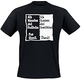 Alle Menschen sind Ausländer - T-Shirt, Farbe: Schwarz, Größe: XXL