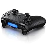 CSL - Wireless Gamepad für PS5 PS4 PS4 Pro PS4 Slim - Controller mit Dual Vibration - Bluetooth und Kabelverbindung - 500 mAh Lithium Akku - Playstation 5 und 4 Gamep