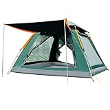Outdoor-Zelt vollautomatisches schnell öffnendes Strand-Campingzelt regenfestes Mehrpersonen-Camping vierseitiges Zelt Tunnelzelt für | wasserdicht | Zelt für Trekking, Camping, O