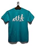 Robot Evolution Big Bang Theory T-Shirt Tuerkis M