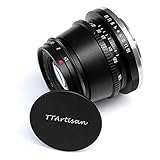 TTArtisan 35mm F1.4 Objektiv APS-C MF Kameraobjektiv Kompatibel mit L-Mount Kameras T TL TL2 CL FP. (L Mount Black)