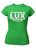 clothinx Lucifer Lux Club Damen T-Shirt Fit Grün Gr. M