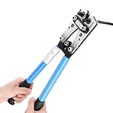 Crimping Tool for Ratchet Cable, Professional Crimpzange Set Crimping Pliers Krimpzange Presszange Kabelschuh 6-50 mm² Elektrikerzange Handelektrikerzange zum Crimpen Von Drahtkab