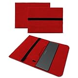 UC-Express Sleeve Hülle kompatibel für Medion Akoya S3409 E4254 S4219 E3216 E3215 E3223 E4253 13-14 Zoll Tasche Filz Notebook Cover Etui Case, Farbe:R