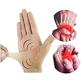 Gel-Handgelenk-/Daumenbandage, Magnettherapie-Handschuhe, Schmerzlinderung, Karpaltunnelsyndrom, Arthritis, Daumenschiene, Magnete, weich, wasserdicht, 6 Stück