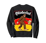 Oktoberfest Sasquatch Bigfoot bayrisches Bier Deutsche Brezel Sw