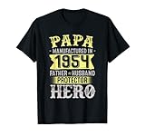 Papa 1954 Vater Ehemann Beschützer Held 67. Geburtstag Geschenk T-S