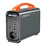 CTECHi Mobile Powerstation Akku Generator 320Wh/100000mAh Power Station mit LiFePO4-Batterie, vollständig aufgeladen innerhalb von 3,5 Stunden, Notstromaggregat Camping Emergency Backup