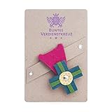 vonbox Buntes Verdienstkreuz pink/türk