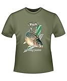 Geschenk für Angler & Fischer Fishing Passion Angeln T-Shirt Anglerbekleidung Geschenkidee Größen M-L-XL-XXL (Karpfen, XL)