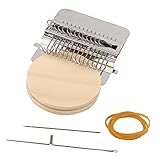 Small Loom,Speedweve Type Weave Tool, Quickly Mini Mending Loom Hand DIY Weaving Tool Wooden Speedweave Darning Loom Household Beginners darning Machine Braiding Patching M