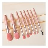 YAOYA Make-up Pinsel Hohe Qualität Holz Makeup Pinsel Set Weiche Natürliche Haare Puder Foundation Lidschatten Augenbraue Blush Mischung Concealer Kosmetische Werkzeuge (Handle Color : 8pcs PK)