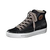 Paul Green Damen SUPER Soft Pauls mit Warmfutter, Damen High-Top Sneaker,Warm gefüttert,Strassenschuhe,Sportschuhe,Turnschuhe,Schwarz,38 EU / 5 U