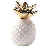 SM SunniMix Wörterbuch Kreative Ananas Mini Piggy Bank Heim Tisch Ornamente - Weiß