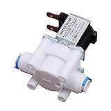 1/4 Zoll Einlassspeisewassermagnetventil, 12V/24V Magnetisch Elektrisch Magnetventil für Wasser Normal Geschlossen Schnell Conntection - Wie Bild Show