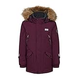 LEGO Wear Mädchen LEGO Tec Exclusive LWJOSEFINE 701 - Skijacke/Winterjacke Jacke,,per pack Violett (Bordeaux 388),104 (Herstellergröße:104)