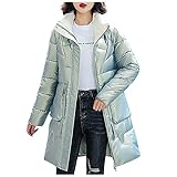 Generic Damenmode Langarm Wattierte Baumwolljacke Baumwolljacke Top Damen Langarm plus Samt Baumwollwattierte Jacke Modischer, lockerer, pelziger Batik-M