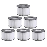 Mscomft Ersatzfilter für MSpa Whirlpool Ersatz Filter Filterkartusche Wasserfilter,Filter für Whirlpool, für heiße U-Boote und Spa, für aufblasbare Pools - Wasserfilter Modell ab 2020 (6pcs)