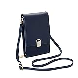 Hooshion Crossbody Handy börse für Frauen, Mini Schultertasche börse mit Kreditk