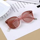 XJYJF Neue Kinder Sonnenbrille Kinder Mode Große Rahmen Sonnenbrille Mädchen Jungen Eyewear Travel Eye Accessoire UV400 (Color : Pink)