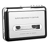 Ailan Portable Tape to PC Super USB Cassette-to-MP3 Converter Capture USB Cassette Music Play