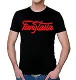 Coole-Fun-T-Shirts T-Shirt FANGTASIA - true blood ! - Slimfit, schwarz -rot, S, 10670_Slimfit-schw-rot_GR.S