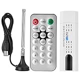 Socobeta USB 2.0 DVB-T2 DVB-T DVB-C-Empfänger Set Digital FM + DAB + SDR HDTV-TV-Stick-Tuner mit Antennenfernbedienung für PC