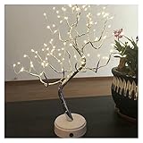 CDERFVB 108 LEDs Kreative Led Schreibtischlampe/Kupferdraht Baum Licht Zweige Tischlampen/Batterie oder USB N