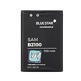 Blue Star Premium - Li-Ion Lithium Akku 1100 mAh Kapazität Schnellladung 2.0 Kompatibel mit dem samsung b2100