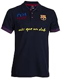 Polo-Shirt Barça, offizielles Produkt von FC Barcelona, Erwachsenengröße, für Herren, blau - marine - Größe: XXL