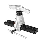 Kemelo Manueller Kupferrohr Expansionsreibahle Wasser Gas Bremsleitung Anwendung Schlauchkonus,Reparatur Set,Silber+Schw