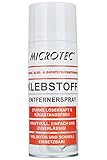 Microtec® Klebstoffentferner | 400ml | entfernt zuverlässig hartnäckige Dicht- und Klebstoffreste, Farben und Lacke, Ölrückstände, Teer, Harze | starke Lösekraft | ideal für Etikettenrück