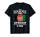 Have No Fear The Afghan Is Here Halloween Afghanistan Flag T-S