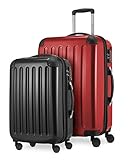 HAUPTSTADTKOFFER - Alex - 2er Kofferset Hartschale glänzend, mittelgrosser Koffer 65 cm + Handgepäck 55 cm, 74 + 42 Liter, TS