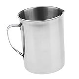 Baoblaze 1 Stück Messbecher Flüssigkeitsmaß Becher Krug Gefäß für Teeladen, Restaurant, Küche, Labor Kapazität: ca. 2000